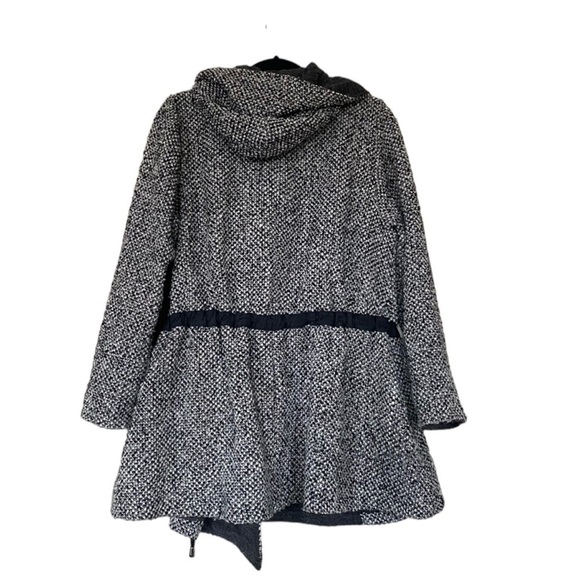 Free People tweed Satellite Image wool blend Swing Coat - Picture 9 of 12